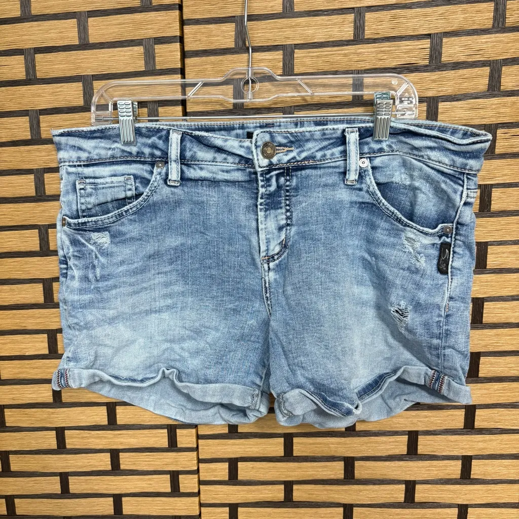 Silver Jeans Elyse Denim Shorts Size‎ 30 - Image 2