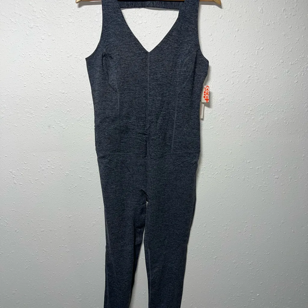 FP Movement Hatch Never Beter Heather Jumpsuit with‎ V - Image 2