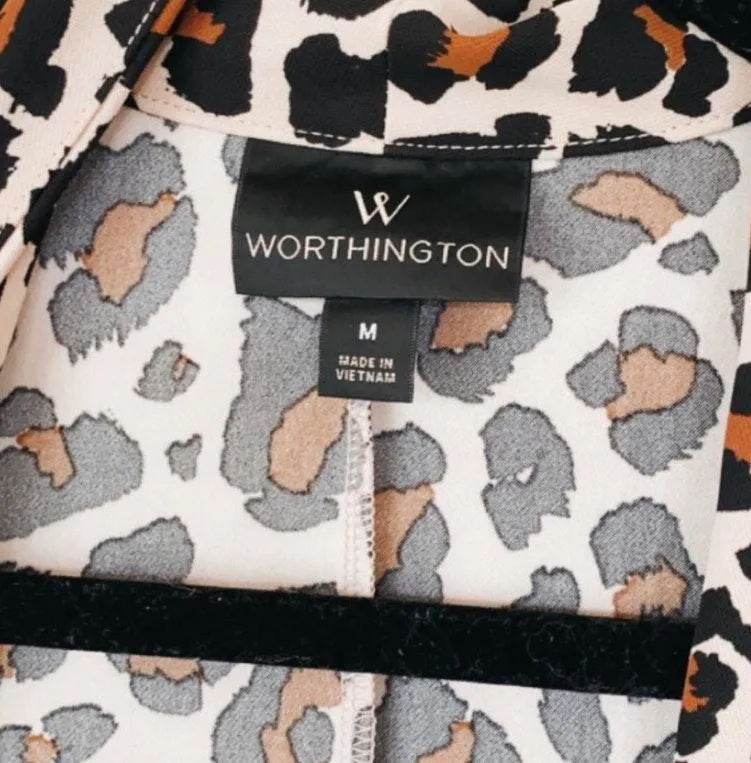 Worthington leopard cardigan - Image 6