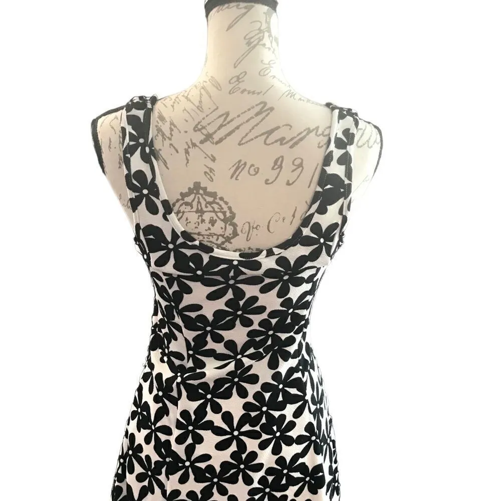 5 & Love Black and White Floral Dress Small - Image 8