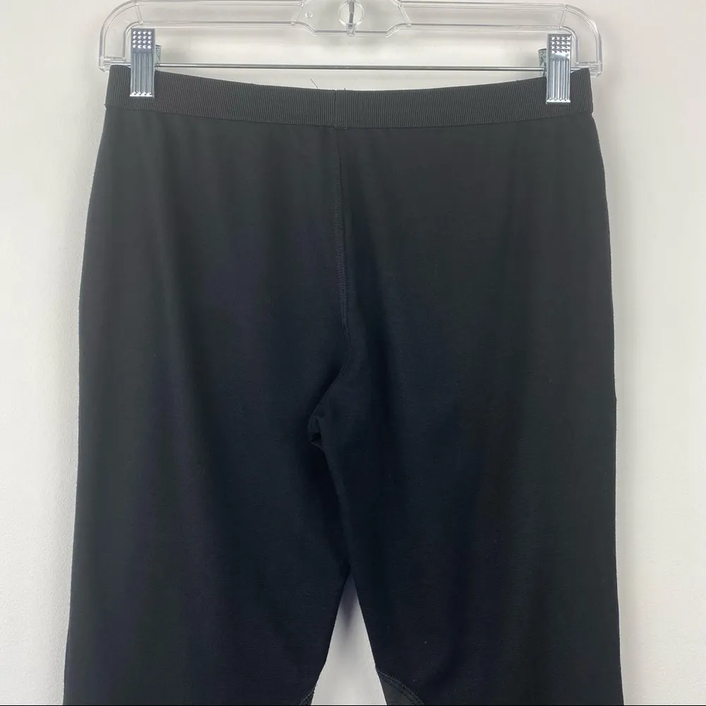 TORY BURCH Black Leather Panel Jodhpur Leggings Riding‎ Pants Size XS X-Small - Image 8