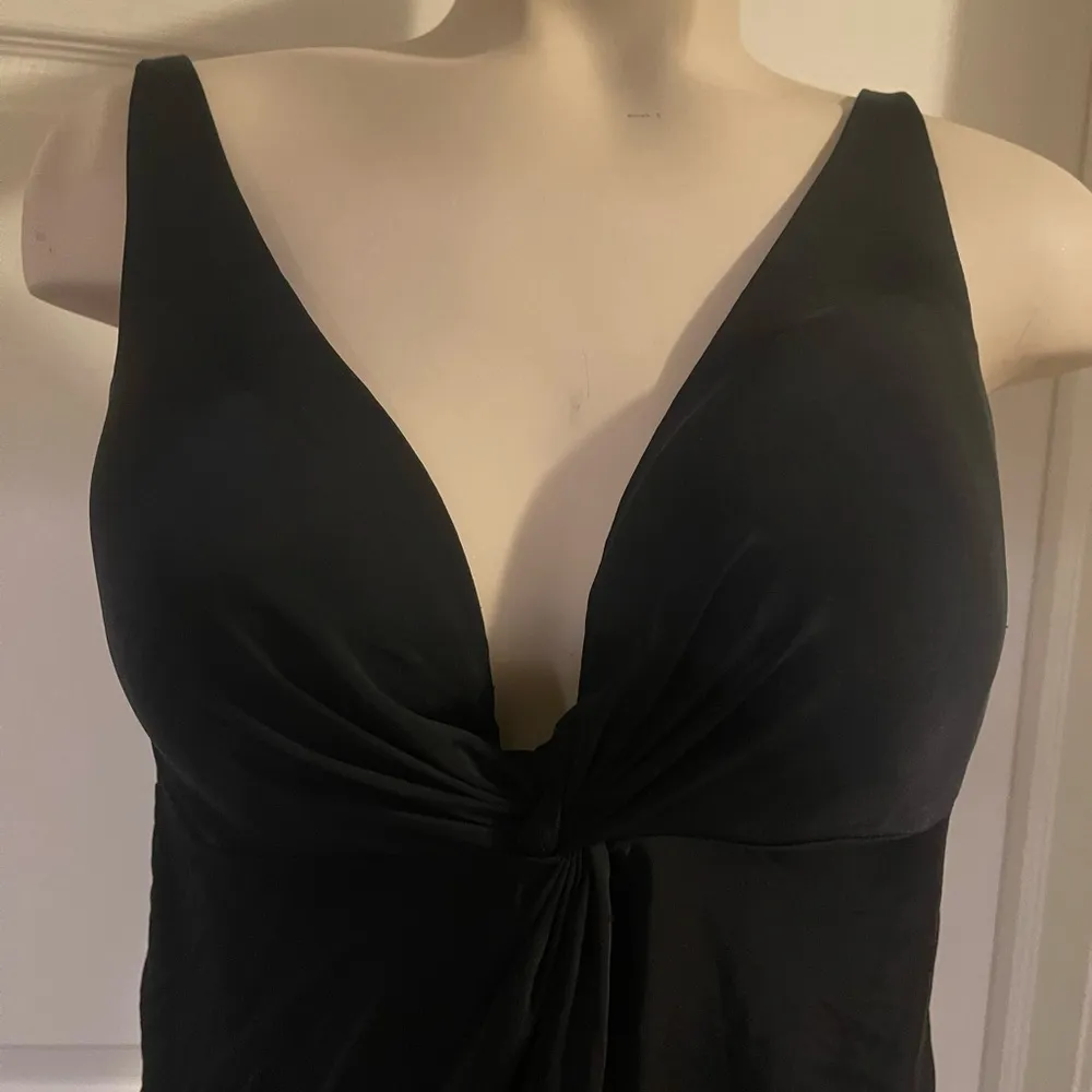 Victoria's Secret Black very sexy versatile chemise tankini tank top 36C - Image 2
