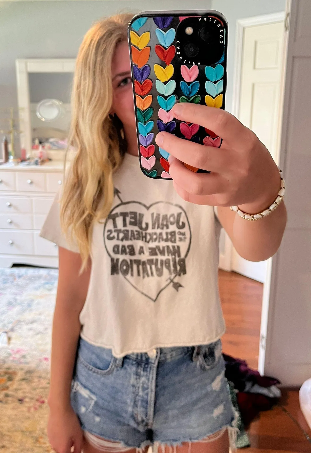 white graphic tee - Image 2