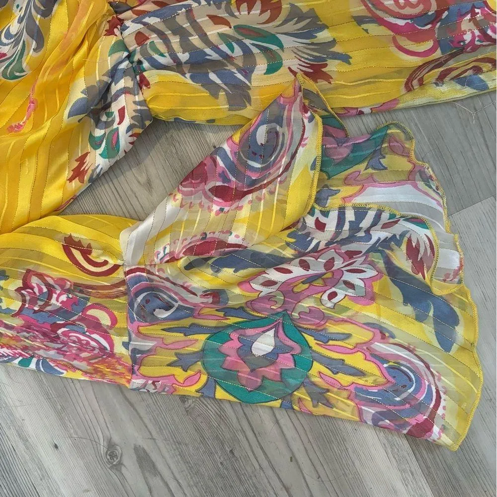 Boston Proper Surpice Paisley Blouston Dress Size XS NWOT - Image 6