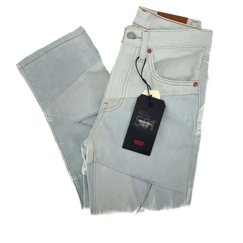 Levi's Jeans Levi's 501 Cropped Women's Cutout Jeans NWT 26x26 Blue Scatter Brai - Image 7