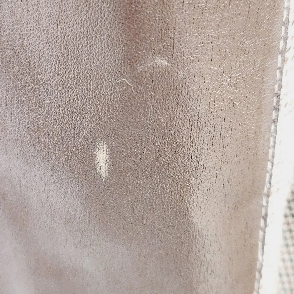 Paper Tee Small Plaid Cropped Jacket Brown Size: S - Image 11