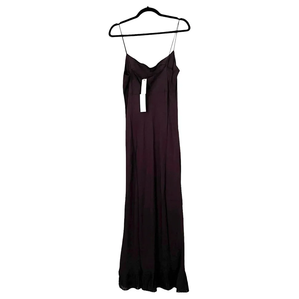 NWT REFORMATION Suki Maxi Dress Brown Sz 12 - Image 2