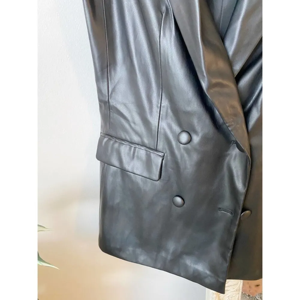 Jason Wu  Faux Leather Vest - Image 3