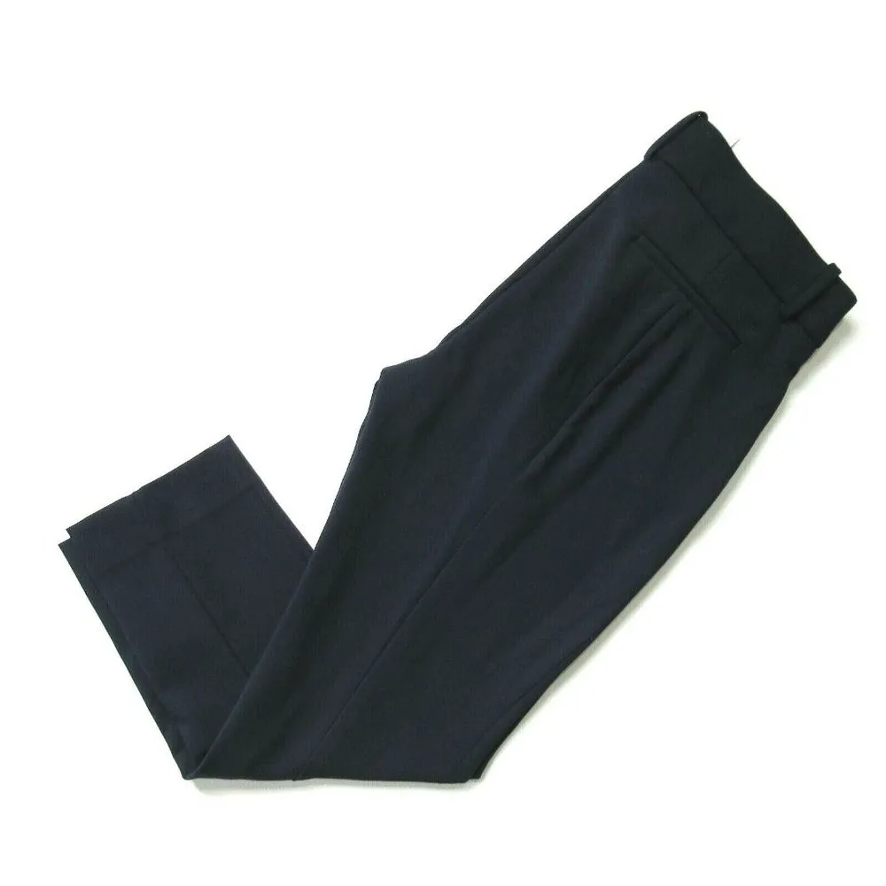 NWT J.Crew Slim Crop Cameron in Navy Blue Four Season Stretch Pants 00 - Image 3