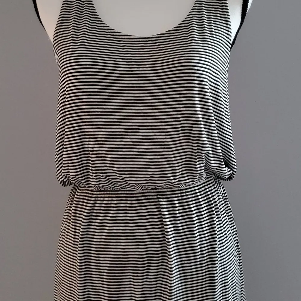 H&M Basic Striped Sleeveless Tee Dress Size S - Image 4
