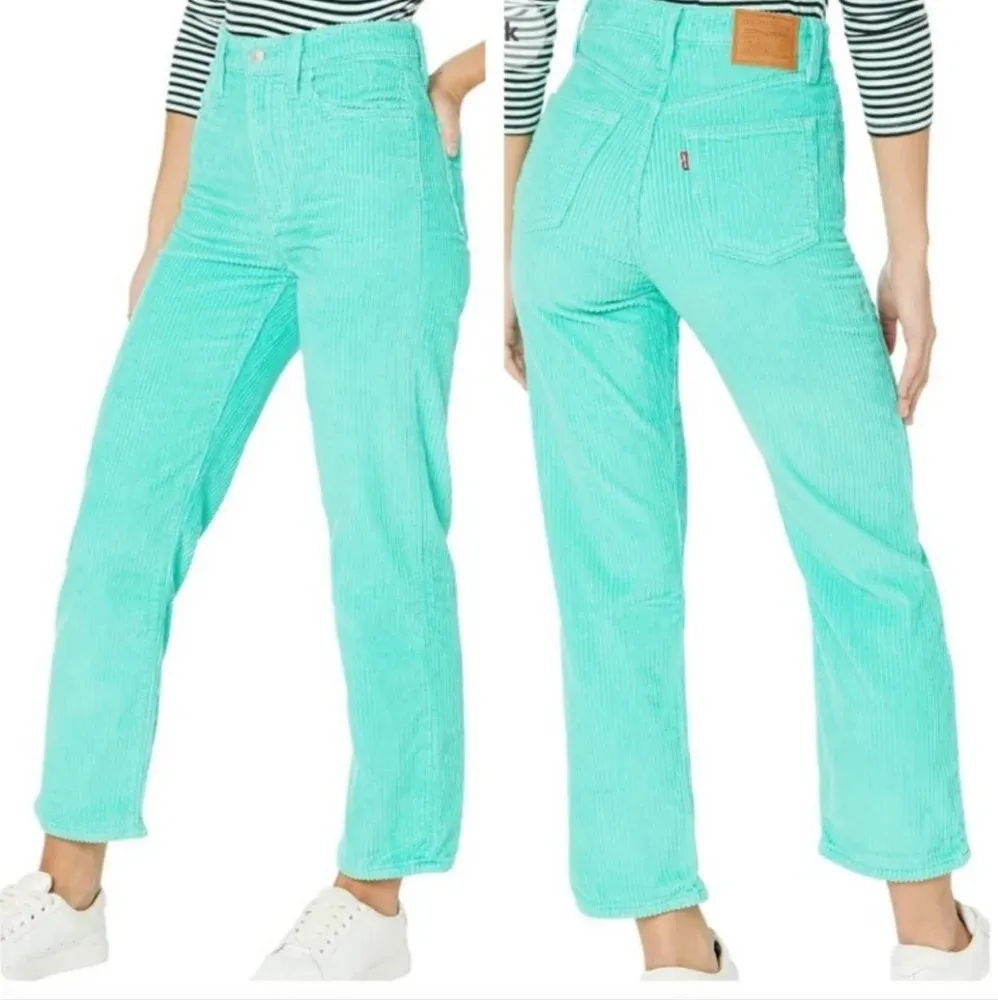 Levi's Corduroy Ribcage Straight Ankle Pants Size 24 - Image 4