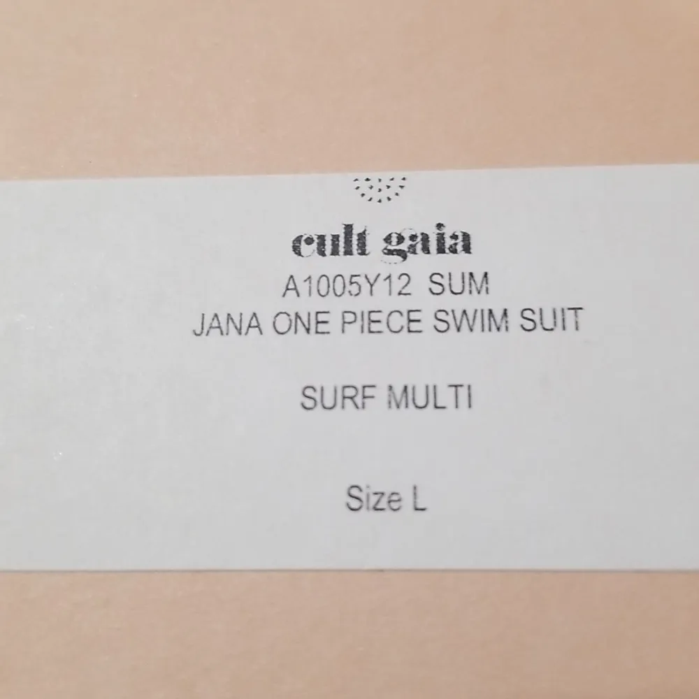 💕CULT GAIA💕 Jana One Piece Swimsuit ~ Surf Multi Color Print Large L NWT - Image 16