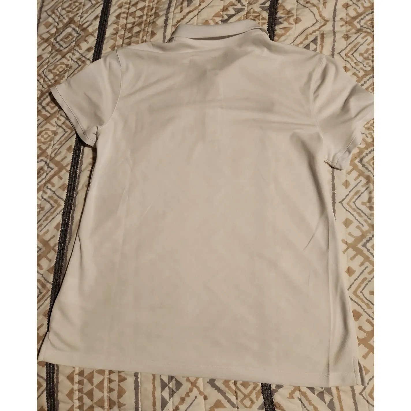 Nike Lakers NBA Authentics Dri-FIT Polo‎ Shirt Womens White - Image 2