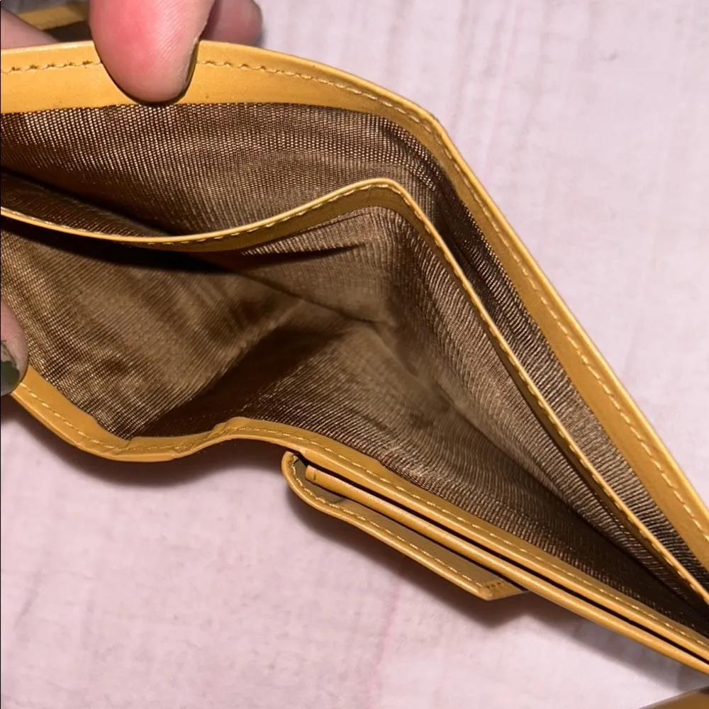 Vintage Celine Coated Canvas Monogram w Leather Accented Wallet - Image 11