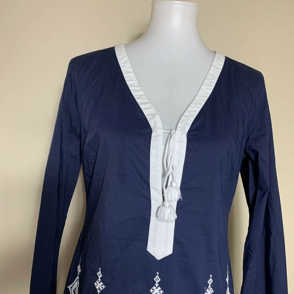 Athleta Blue White Desert Diamond Beach Coverup - Image 2