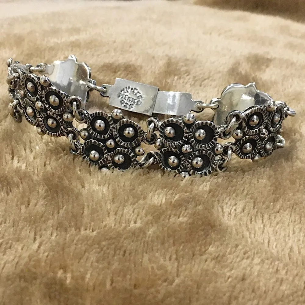 TAXCO Southwest Mexican Sterling Silver Bracelet - Image 15