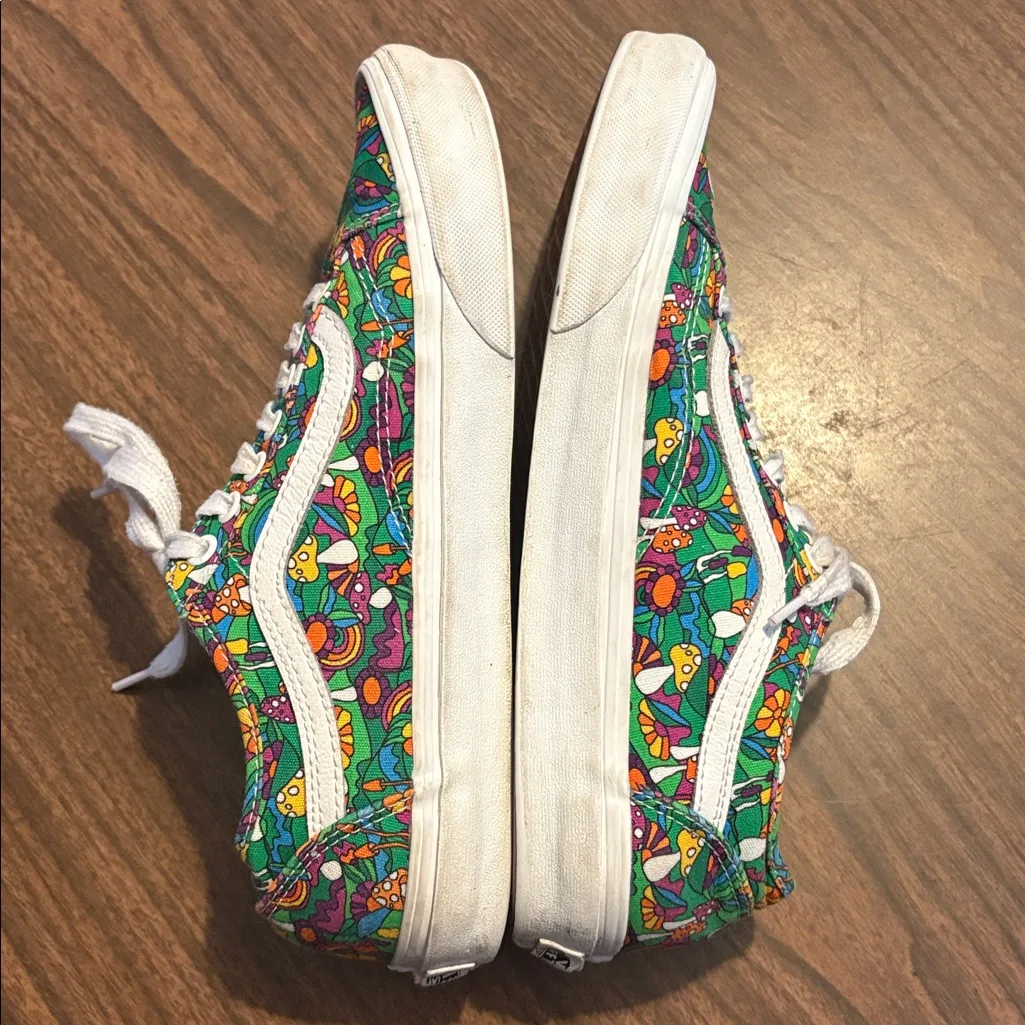 Vans Old Skool Tapered Mushroom Floral Shoes Men’s 7.5 Womens 9 Sneakers - Image 6