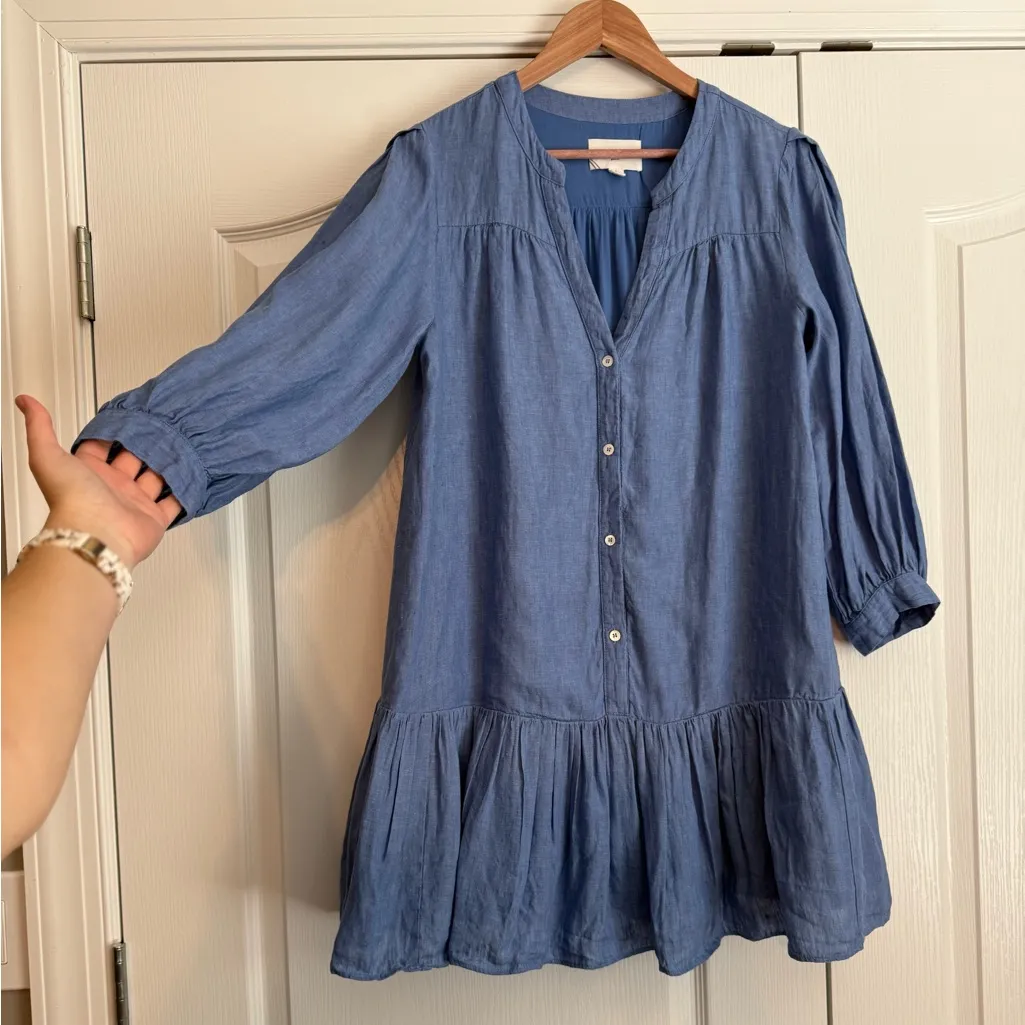 Tuckernuck Pomander Place Frankie Dress Blue Size L - Image 2