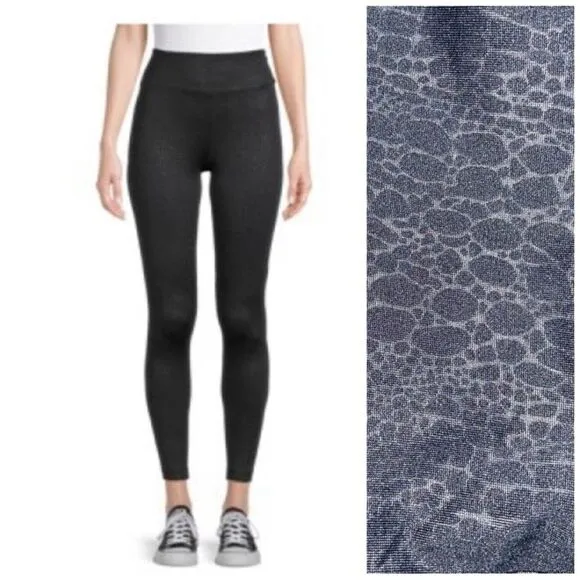 Nobo Leggings sueded ankle Women’s Small 3/5 black athletes activewear Yogo gym - Image 6