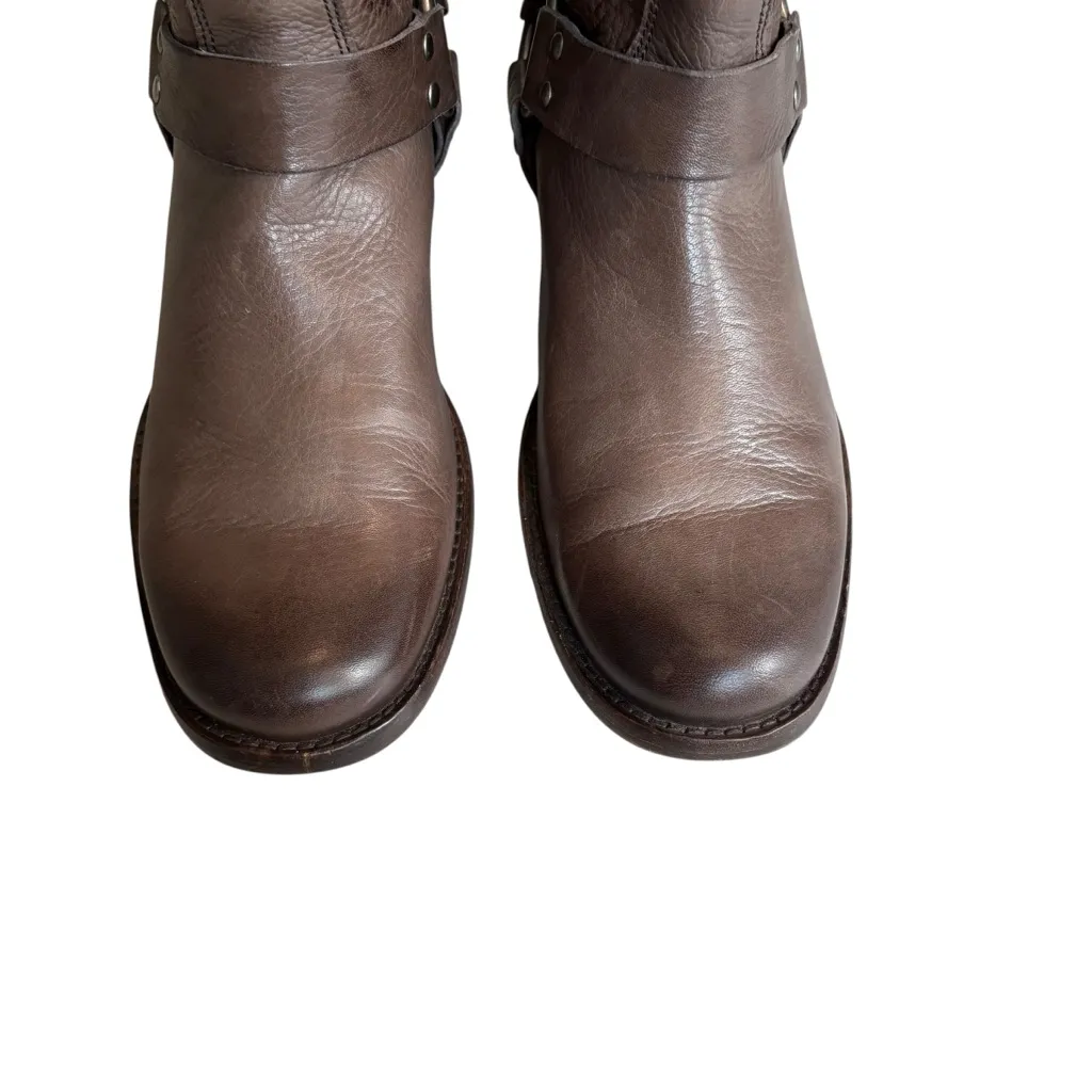 FRYE Phillip Harness Leather Brown Boot, Sz 6.5 - Image 7