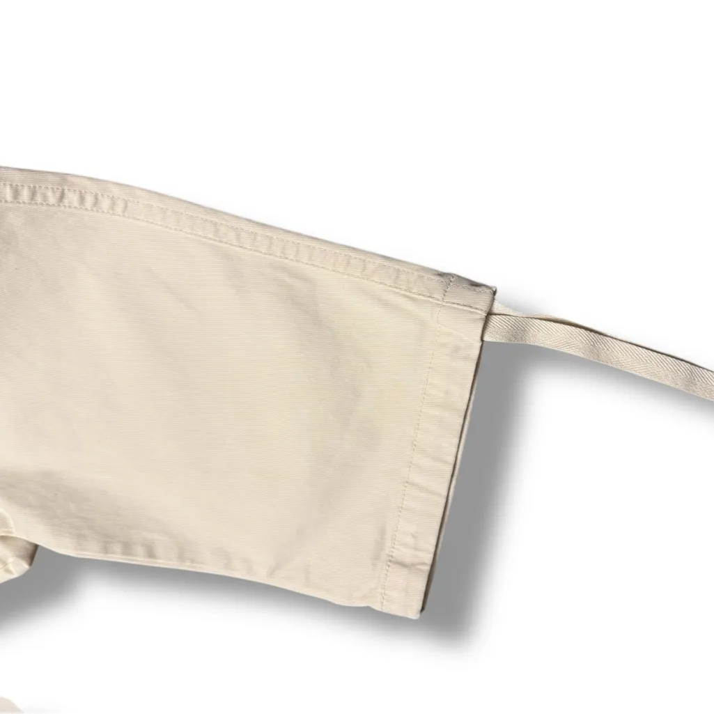 Banana Republic Pants Womens 8 Cream High Rise Straight Cargo Pockets Soft - Image 5