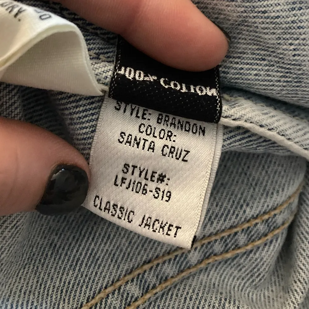 Lovers + Friends Brandon Distressed Raw Hem Jean Jacket in Santa Cruz - Image 7