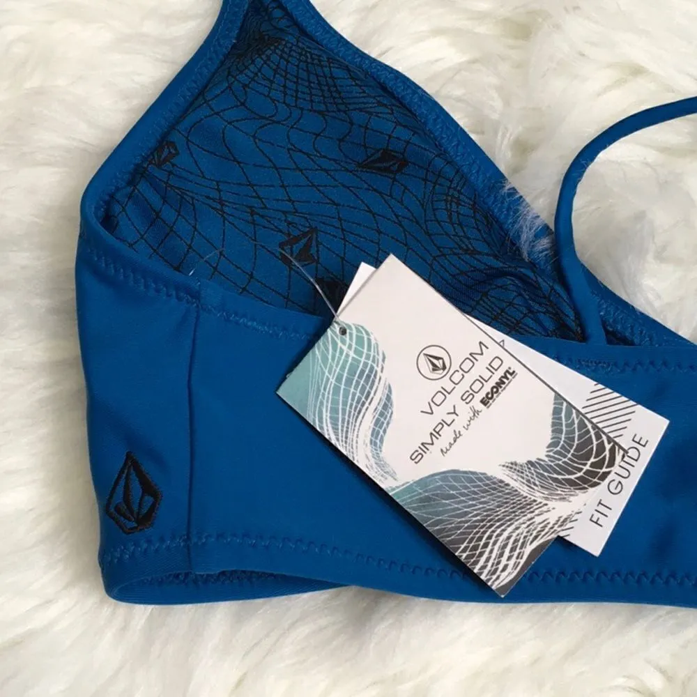 New. Volcom blue bikini top. Large - Image 10