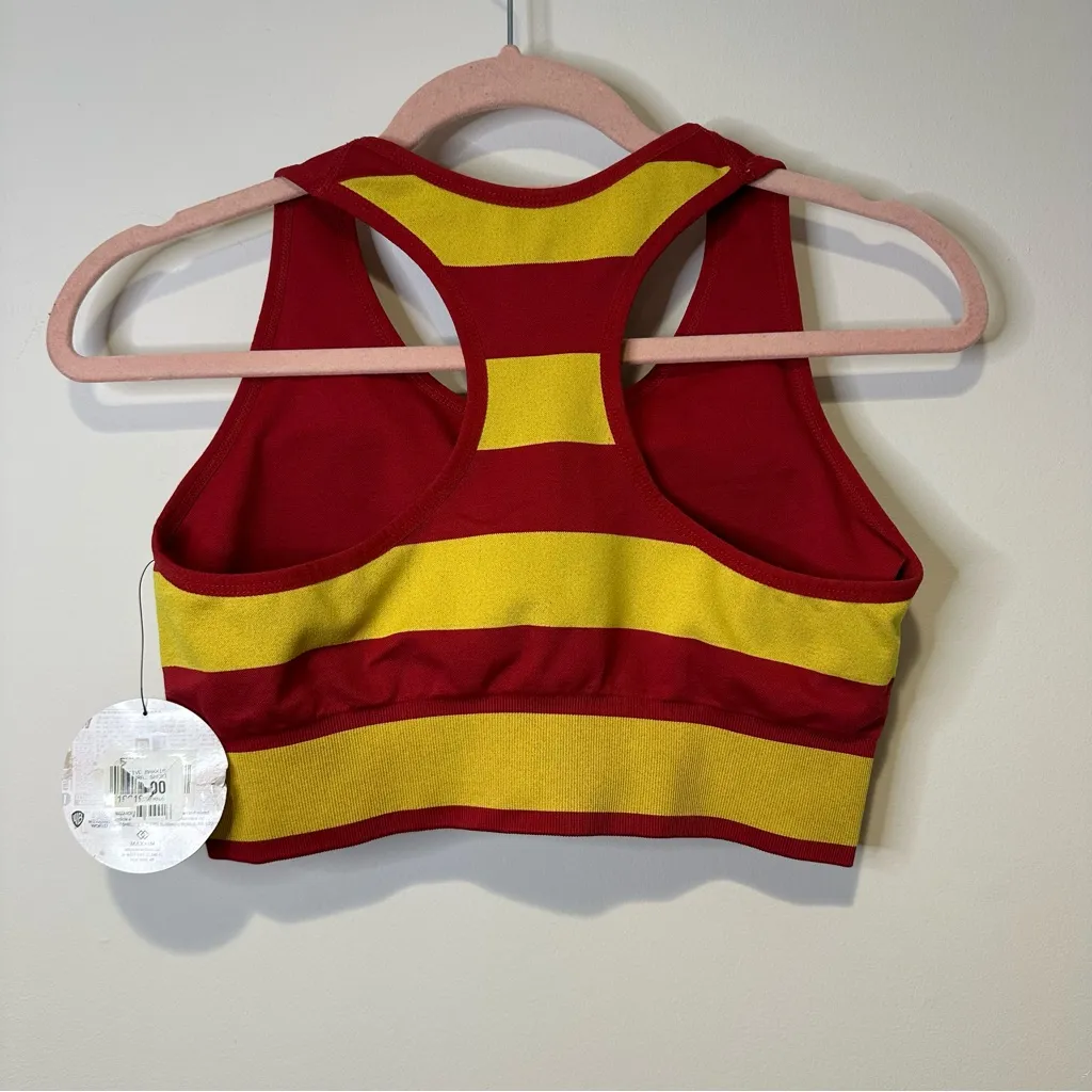 NWT harry potter gryffindor sports bra size large Red - Image 2