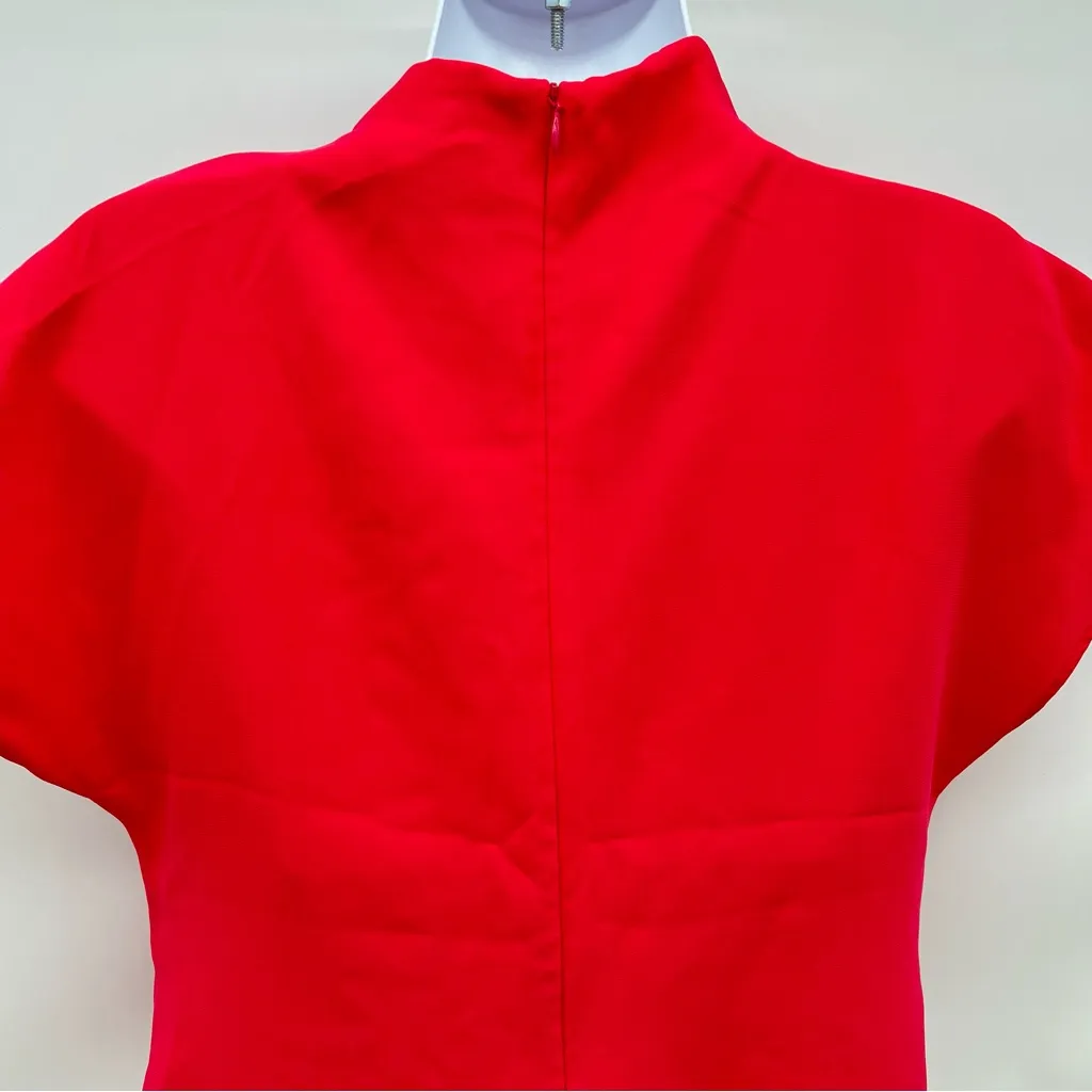 Zara Vibrant Hot Pink Asymmetrical Dress-Size Dress L - Image 6