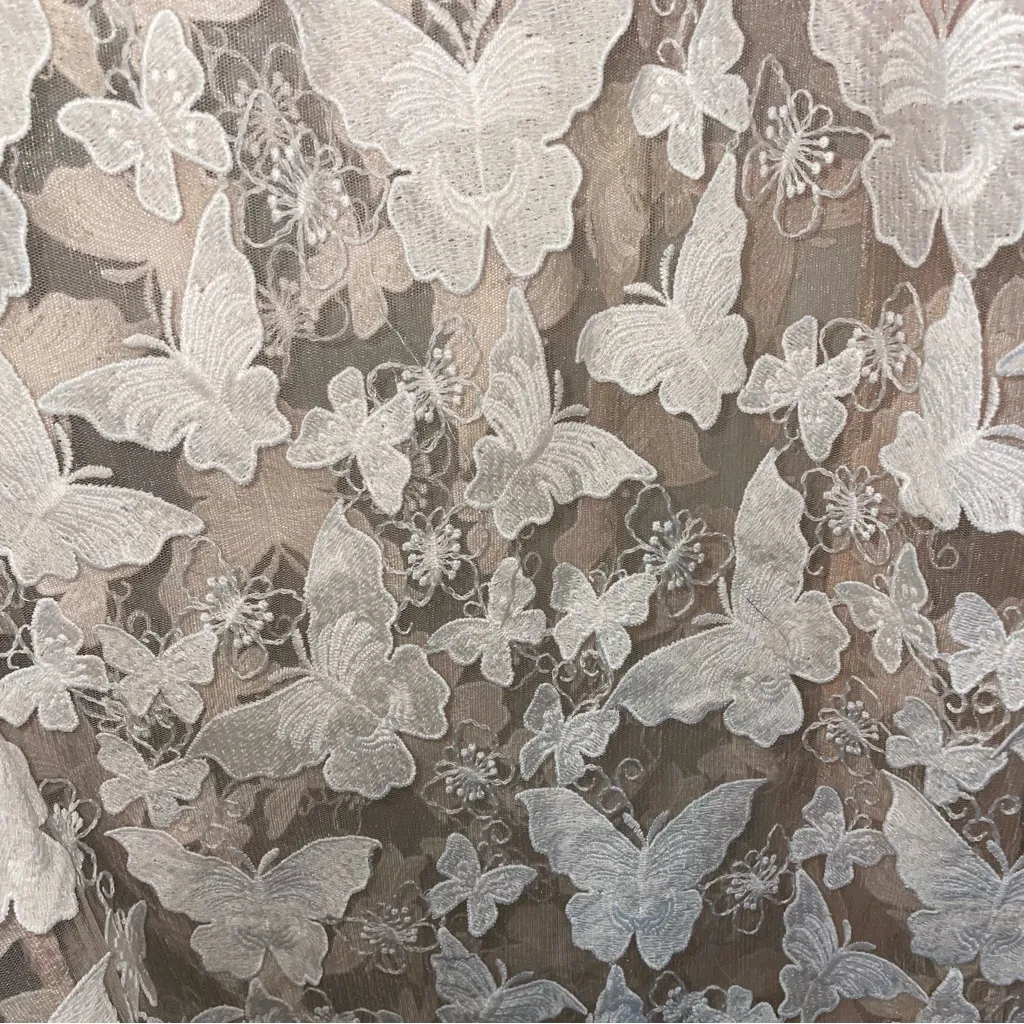 Butterfly Lace Women’s Dress Pink - Image 7