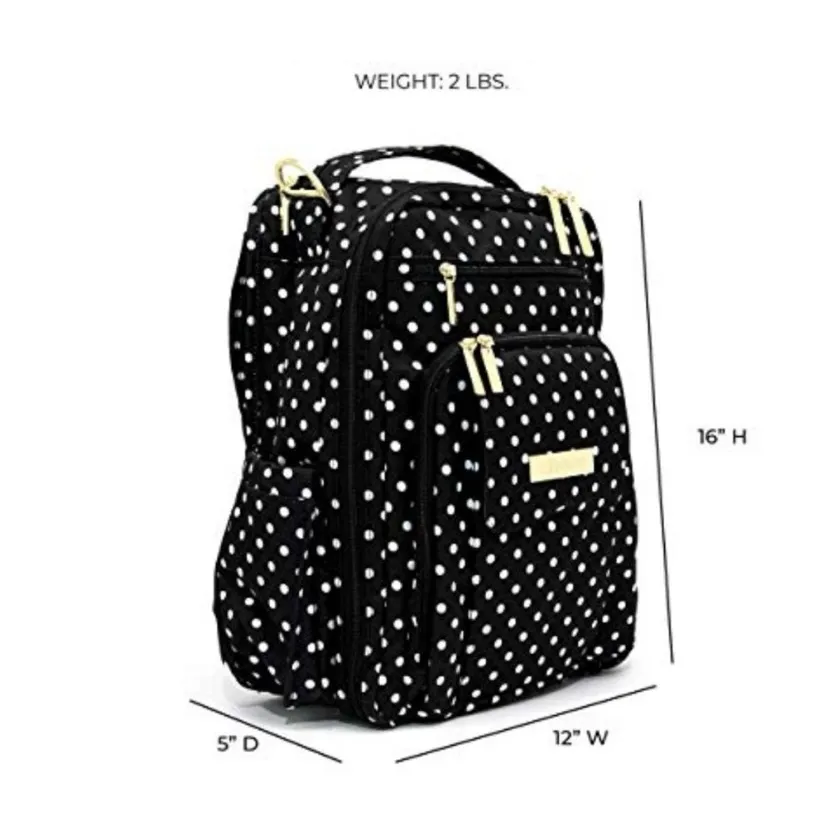 Jujube Be right back diaper backpack legacy collection Duchess print Black - Image 3