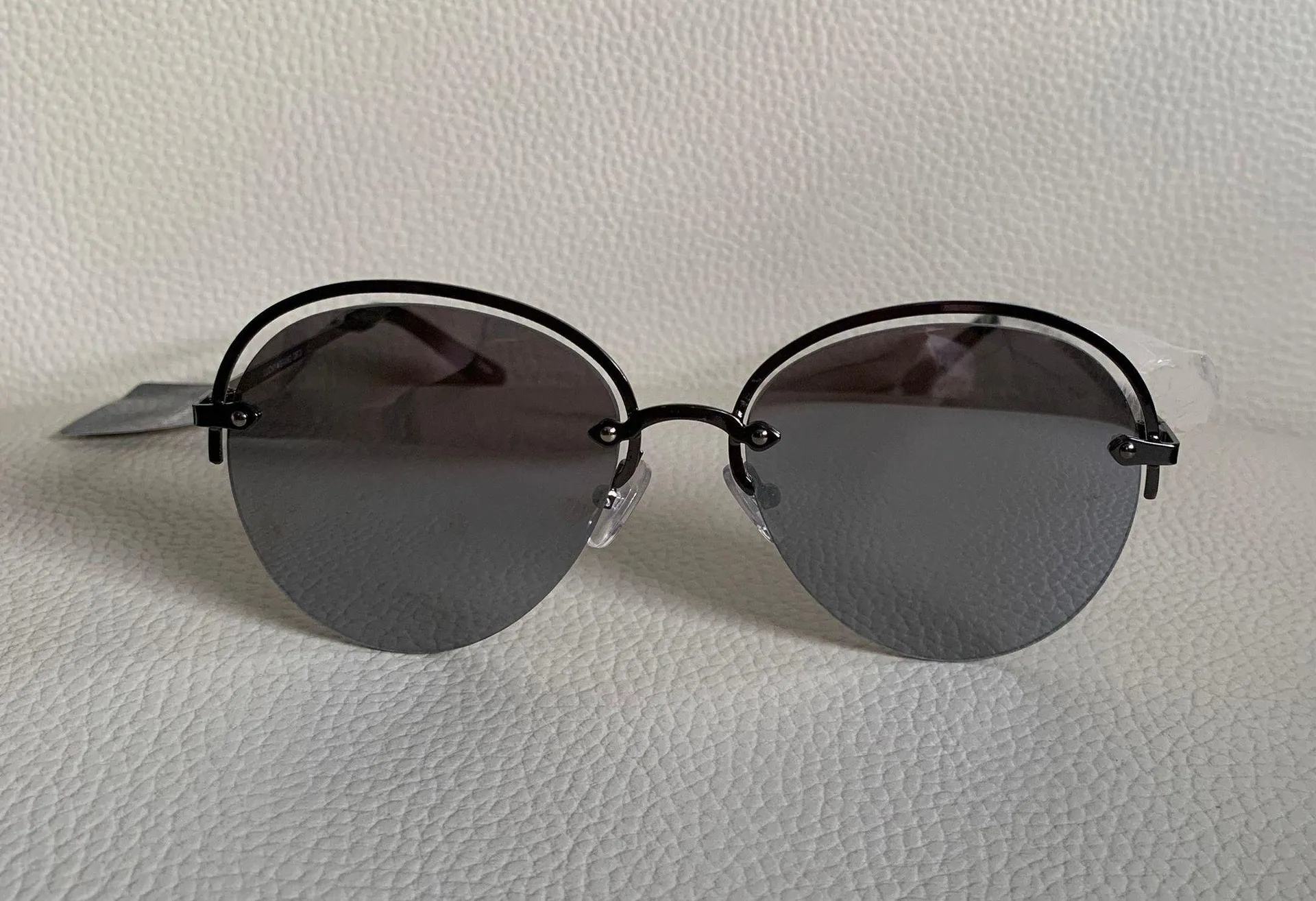 DE RIGO REM GUNMETAL MIRRORED SUNGLASSES - Image 3