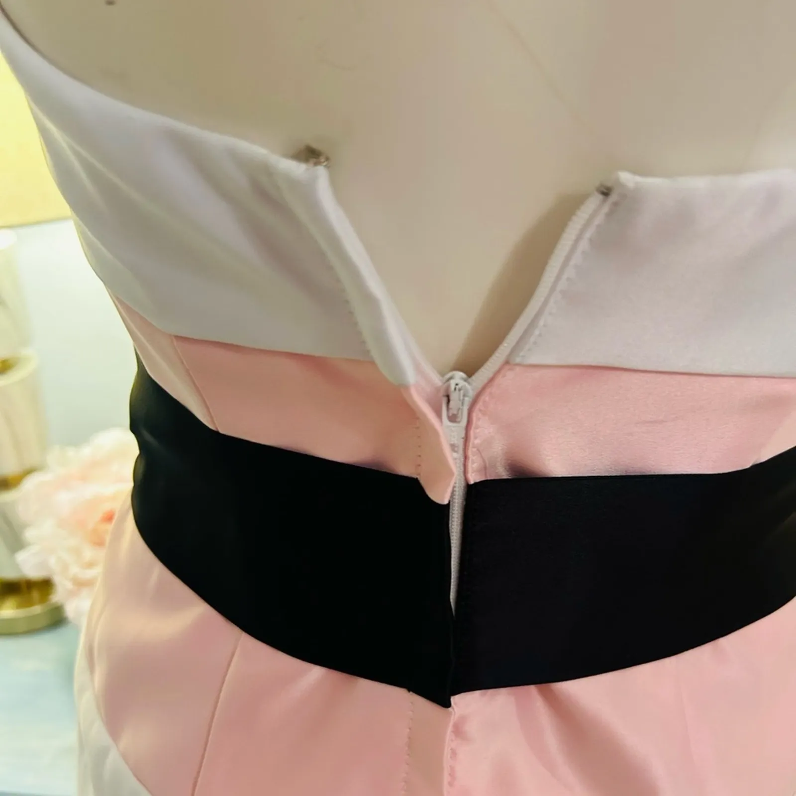 Jessica McClintock Vintage Women's Gunne Sax Rare Strapless Maxi Gown Size 5 - Image 10