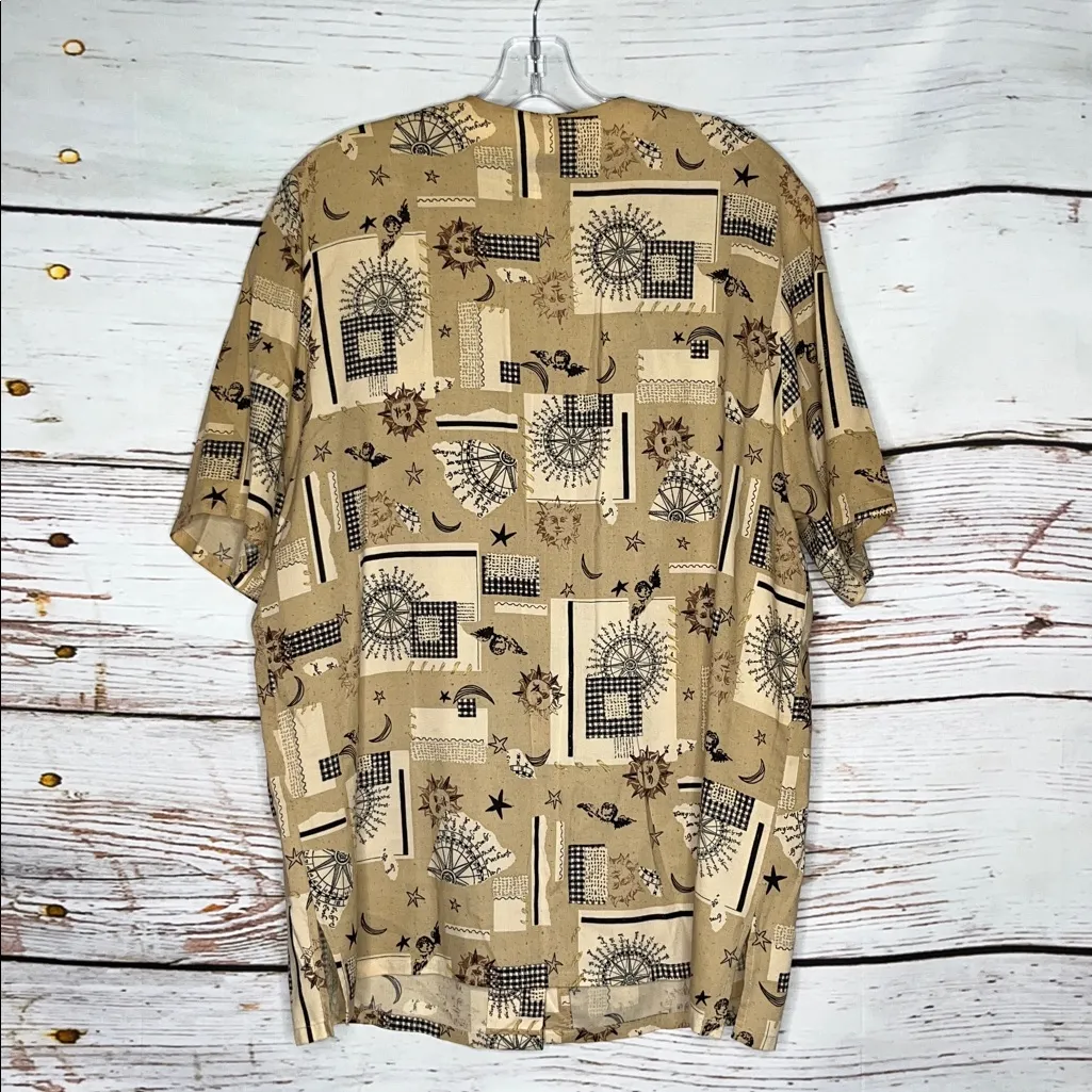 Pendleton  14 Tall Star Moon Celestial 2 Pc. Button Up Blouse & A-Line Skirt Set - Image 5