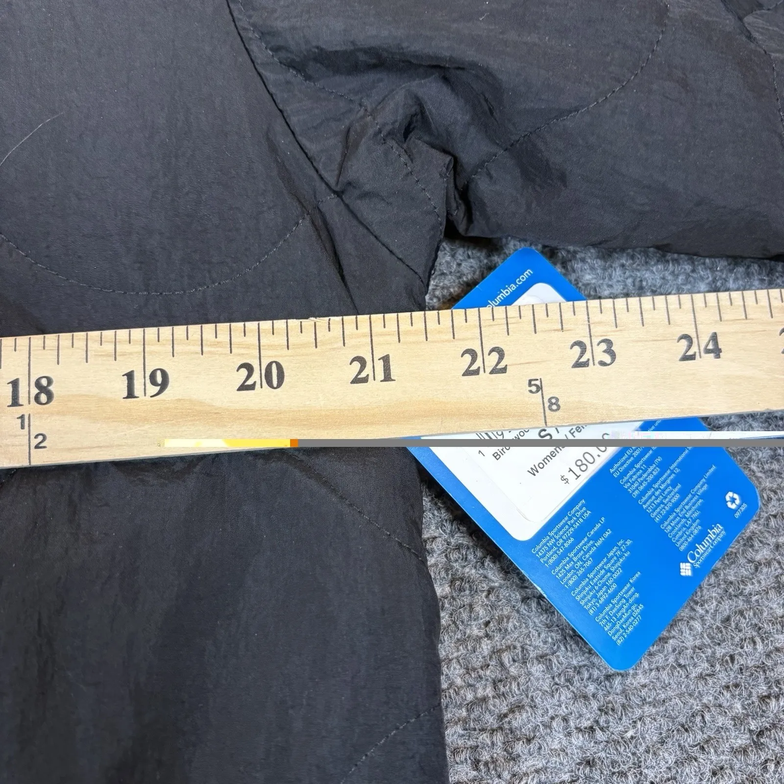 Columbia Women Birchwood Quilted Sherpa Lined Jacket Black Size Small NWT - Image 6