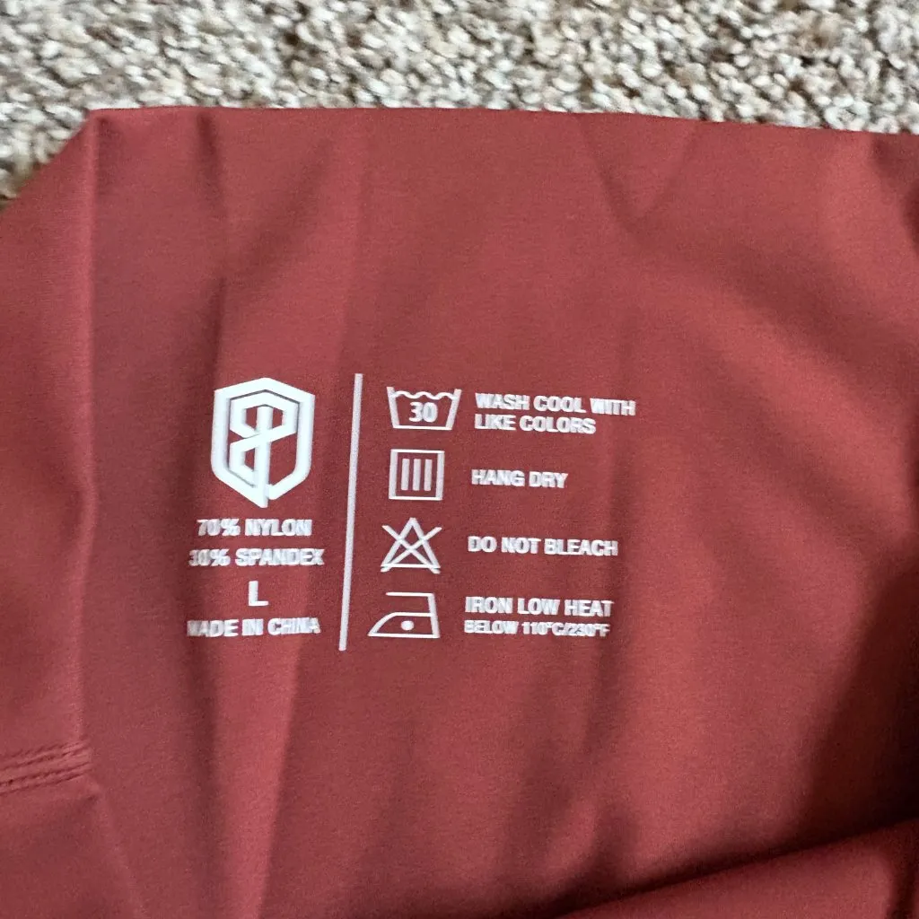 Born Primitive Go To Leggings Athletic Womens Large NWT Red - Image 3