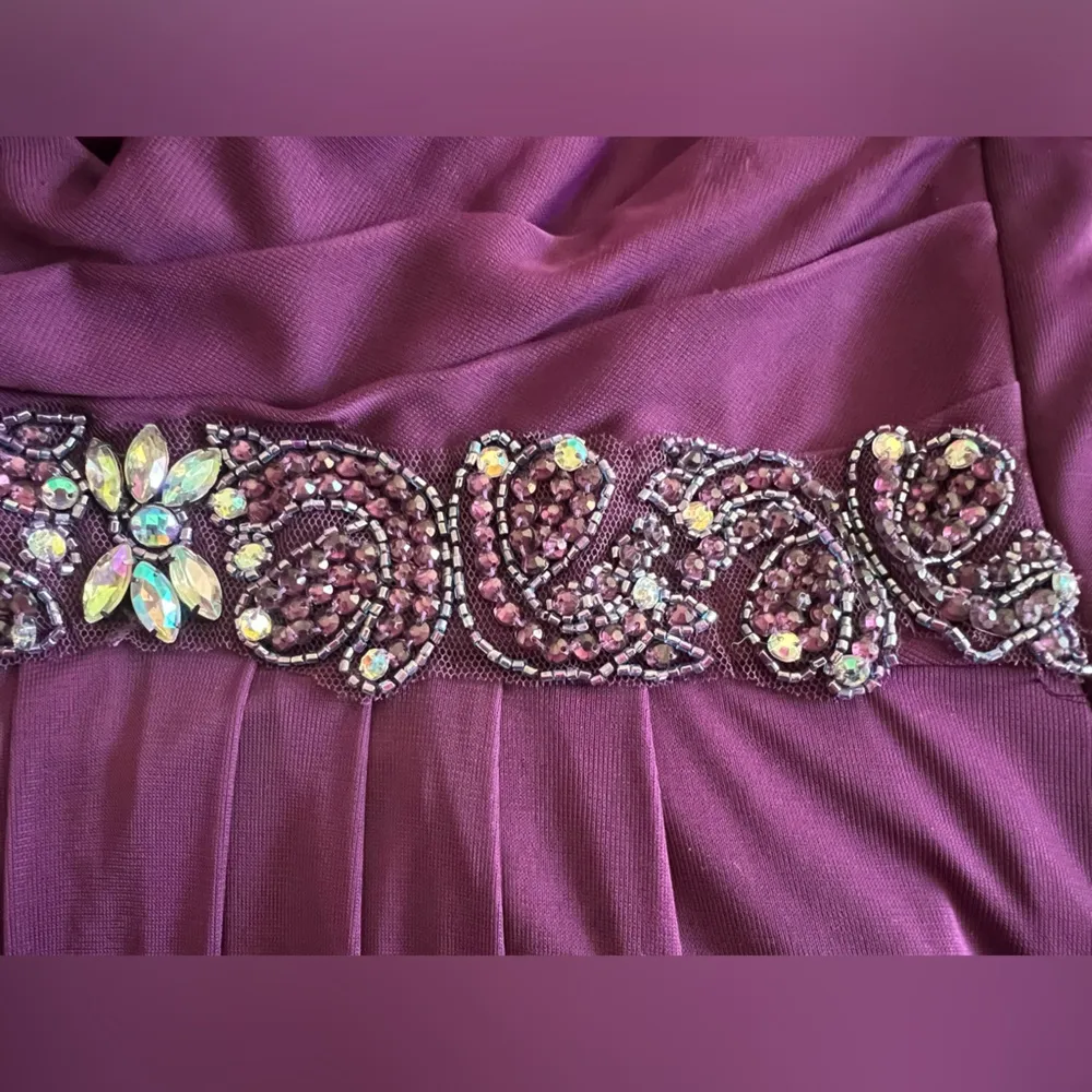 CACHET Dark  Purple Prom Dress GOWN Sz 4 - Image 7