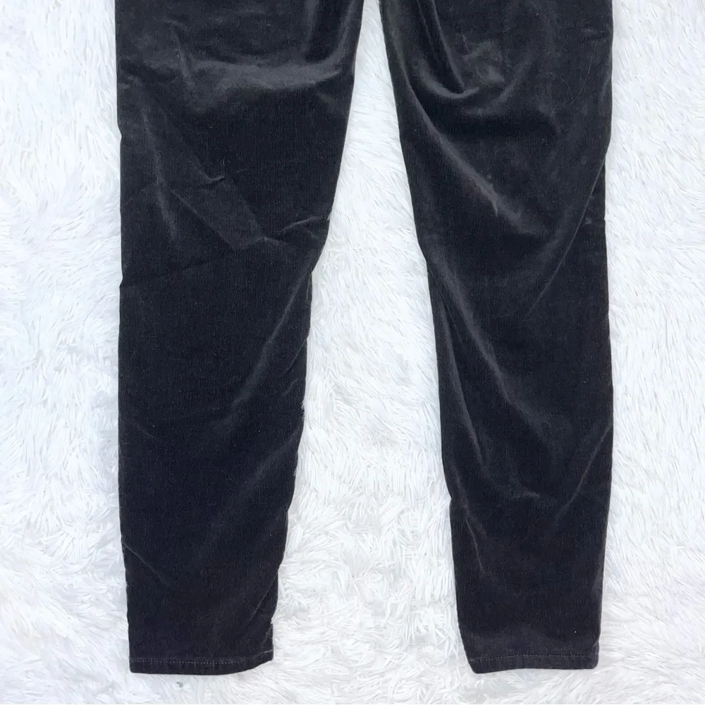 TOMMY HILFIGER Women’s Mid Rise Black Corduroy Greenwich Skinny Pant 8 - Image 7