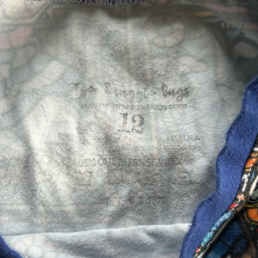 Disney Donald Duck mosaic print cotton blend long sleeve T-shirt, size 12 women - Image 7