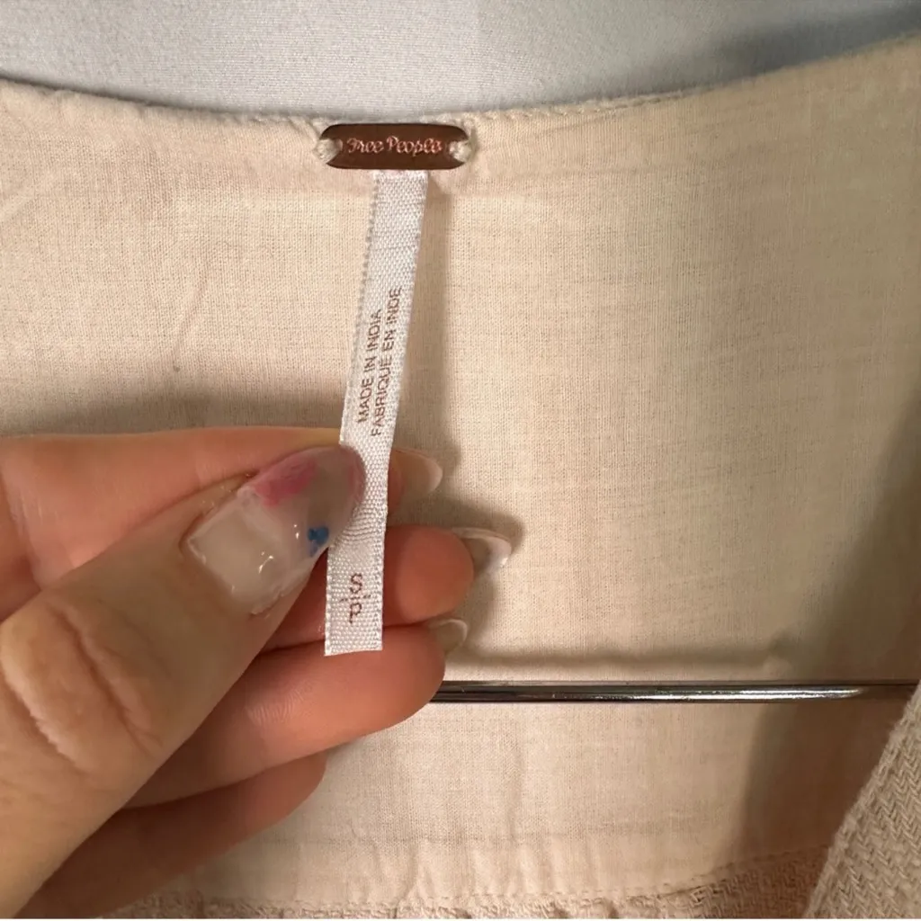 Free People Cotton Button Front Midi Dress
Cottagecore Cotton Boho Bridal Small - Image 11