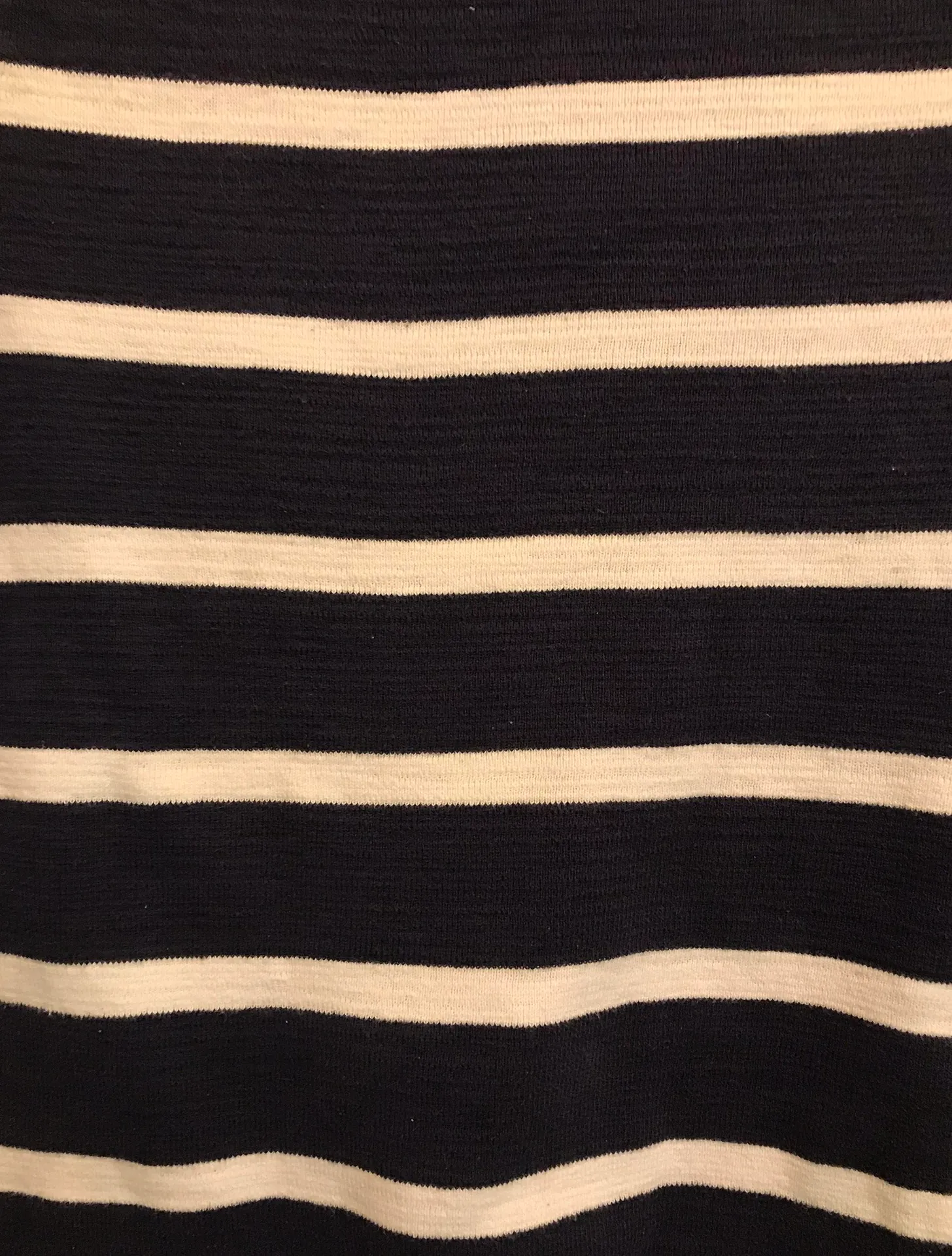 Knitted Blue & Gray Striped Top - Image 5