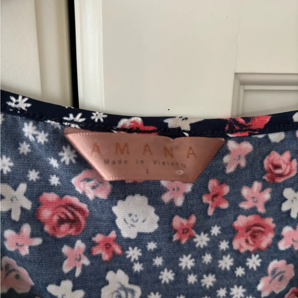 Amanda sleeveless ruffle top‎ top. Cure and comfy. Size large - Image 2