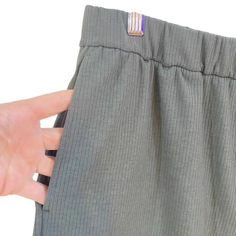 CRZ Yoga NWT XL Green waffle knit shorts - Image 3