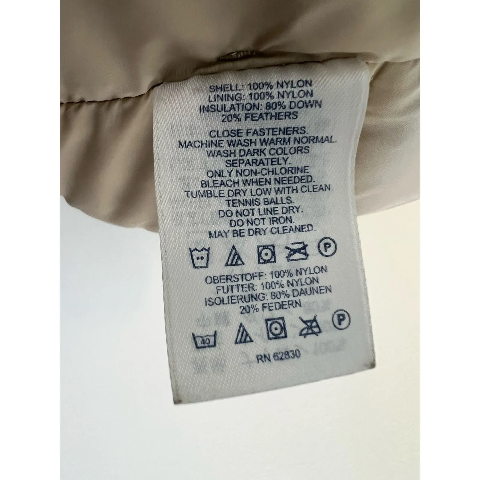 Lands’ End Full Button Sleeveless Puffer Vest Medium - Image 5