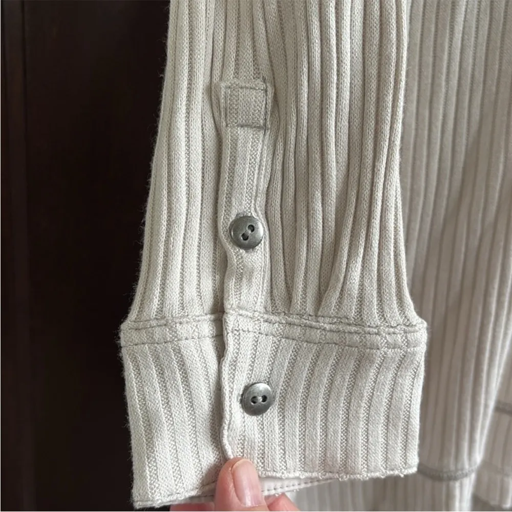 EUC Free People Gwen Henley High Low Ribbed
Tunic Top Size Small - Image 8