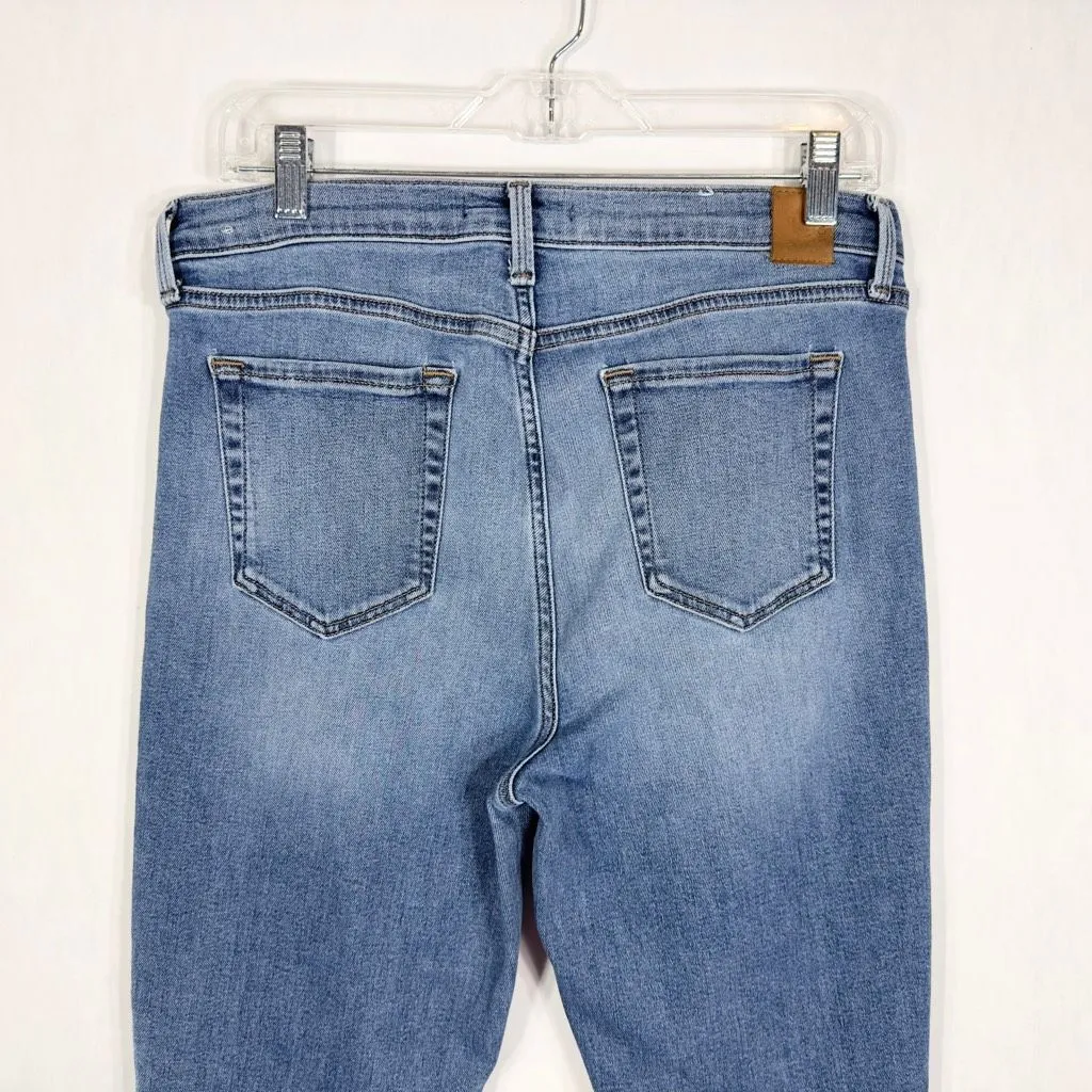 Level99 Size 10 Jeans Skinny‎ Nostalgic Blue Cotton High Rise Anthropologie 967 - Image 5