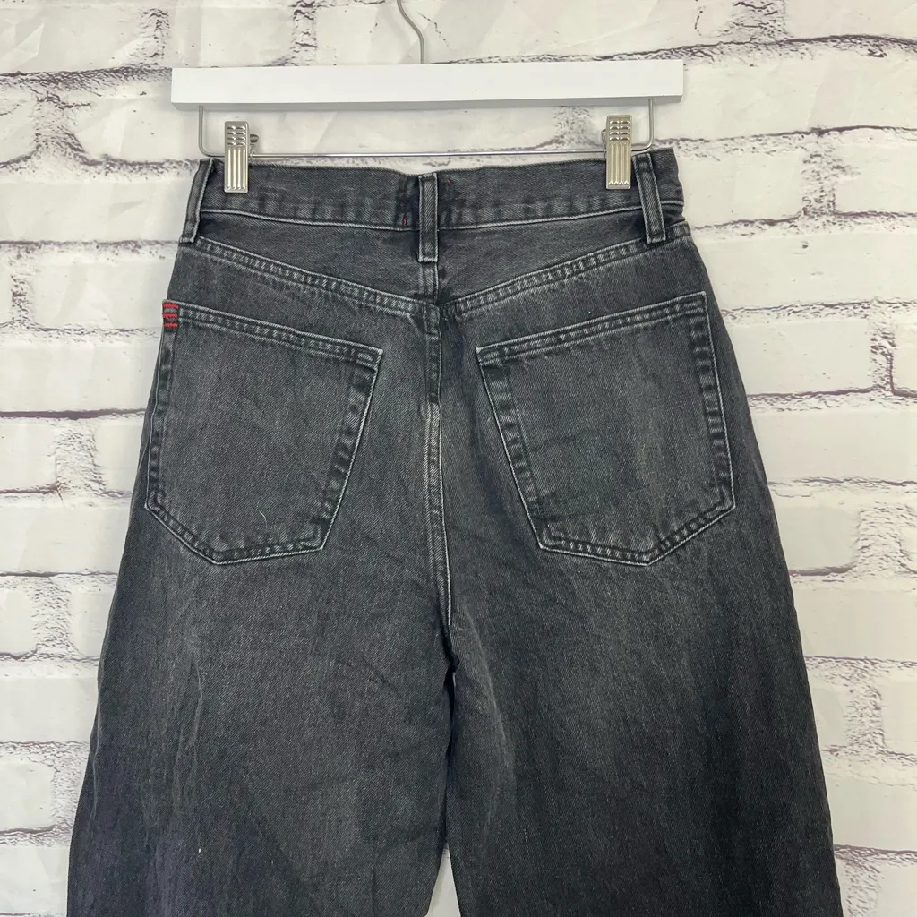 BDG Urban Outfitters High Rise Baggy Jeans Charcoal Distressed Y2K Women’s 27 - Image 9