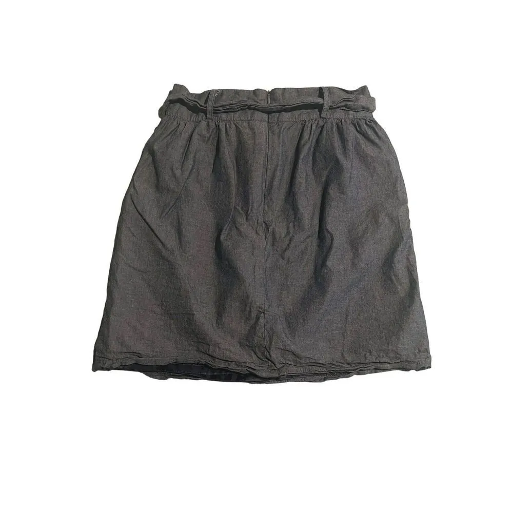 PIKO Anthropologie Blue Chambray Cotton Lightweight Women's Skirt Women's Medium - Image 8