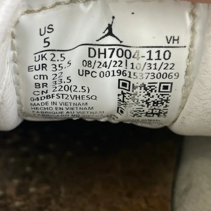 Nike Air Jordan 1 Elevate Womens White Lace Up Low Top Athletic Sneakers Shoes 5 - Image 5