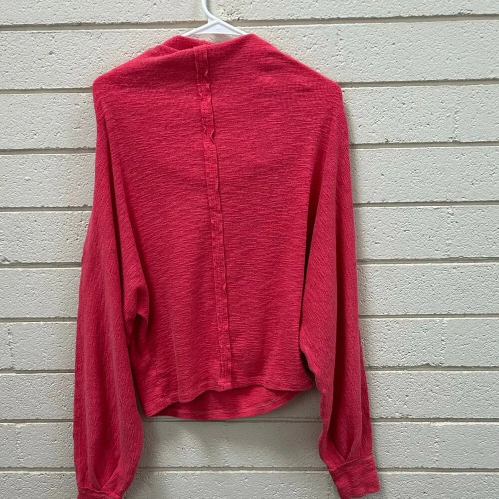 Free People We the Free Coral Boatneck Top size XS - Image 4